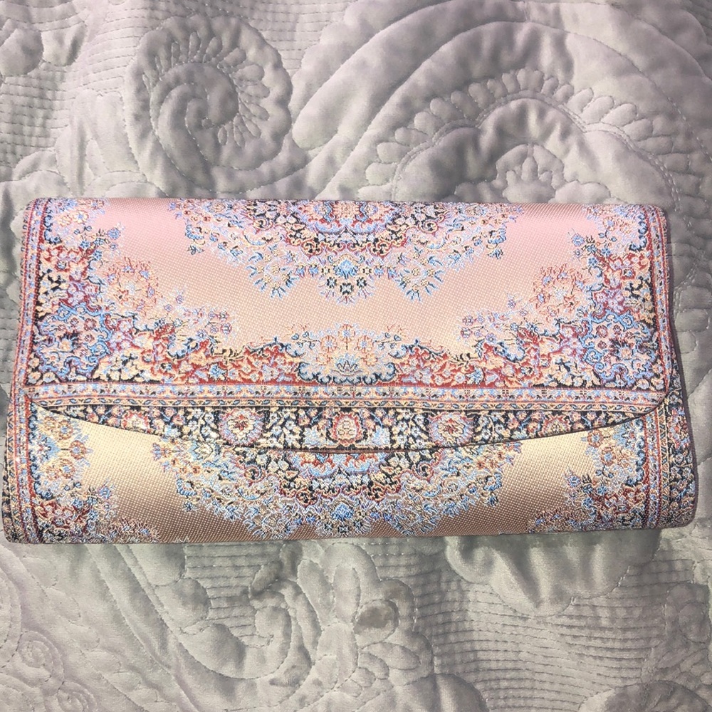 Custom and hand made Turkish Silk clutch